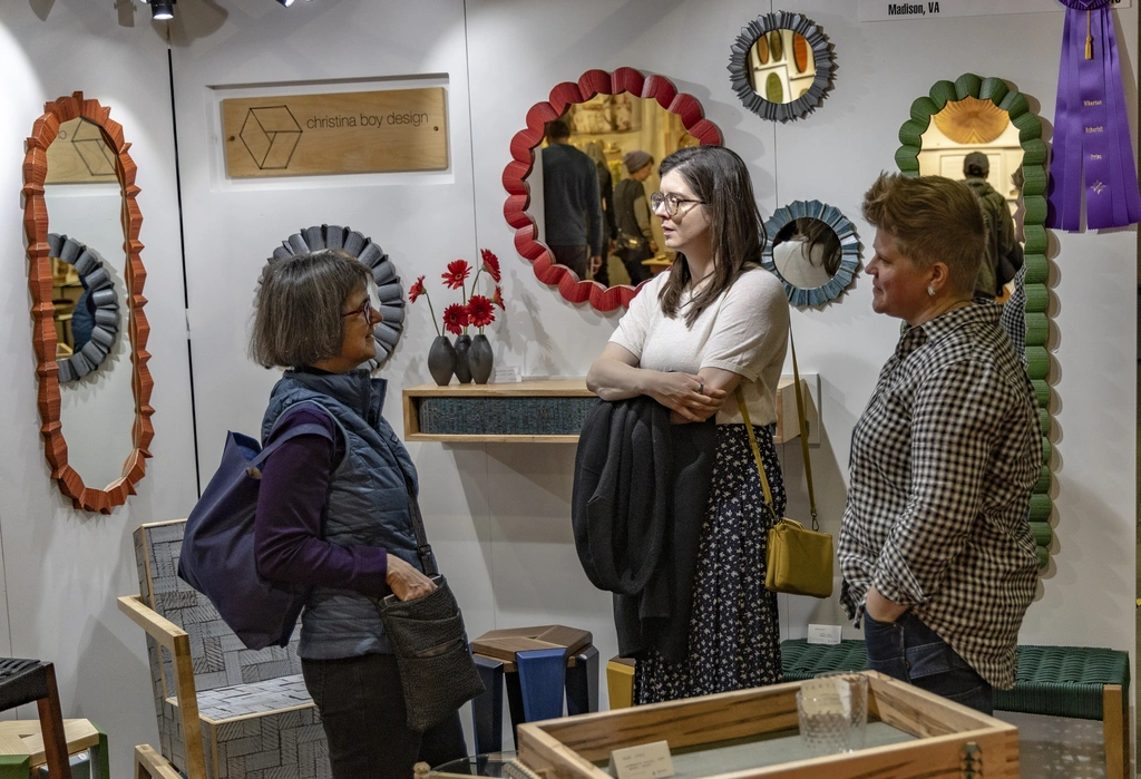 Christina Boy Booth, 2024 PMA Craft Show 