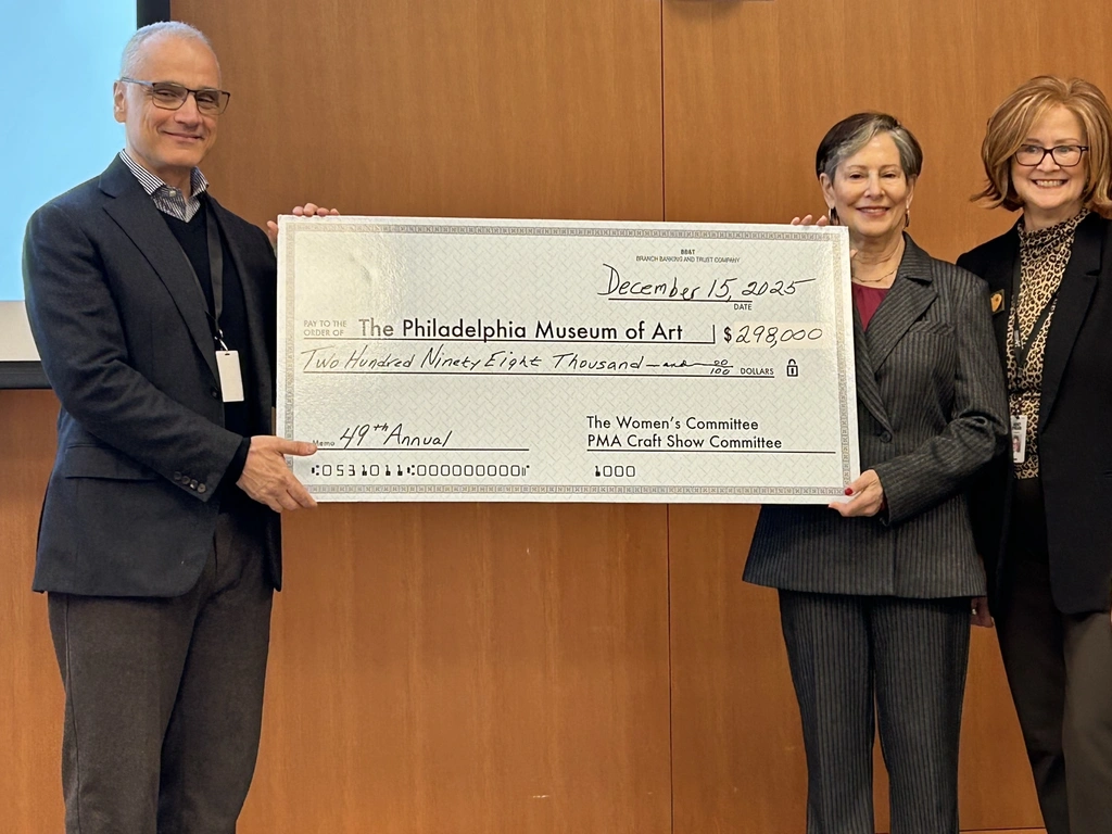 2025 Check presentation at the Philadelphia Art Museum