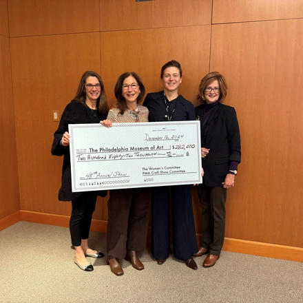 Check presentation at the Philadelphia Museum of Art